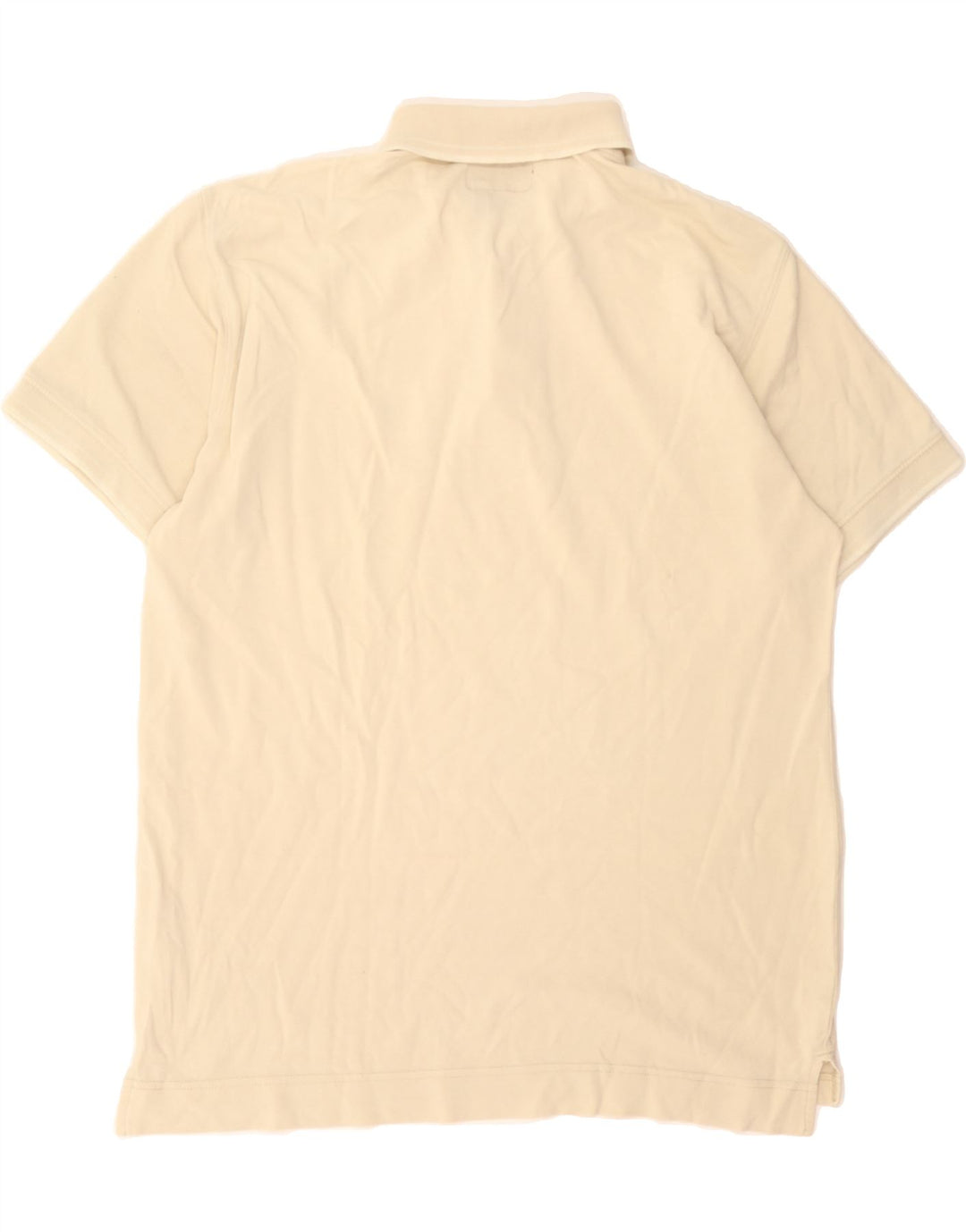 GAS Mens Polo Shirt XL Beige Cotton Vintage Gas and Second-Hand Gas from Messina Hembry 