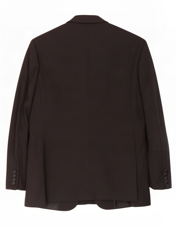 Giacca blazer a 1 bottone da uomo Marks & Spencer UK 38 lana nera media