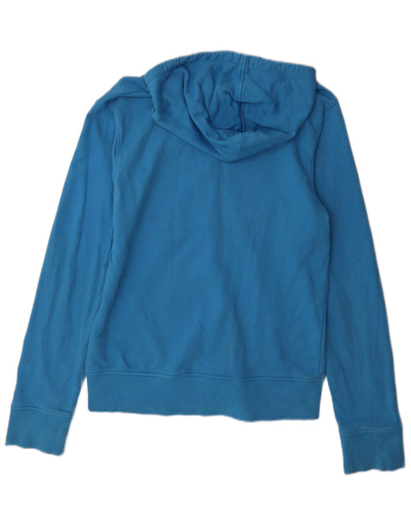 Jack & Jones Mens Graphic Zip Hoodie Sweater Medium Blue Cotton