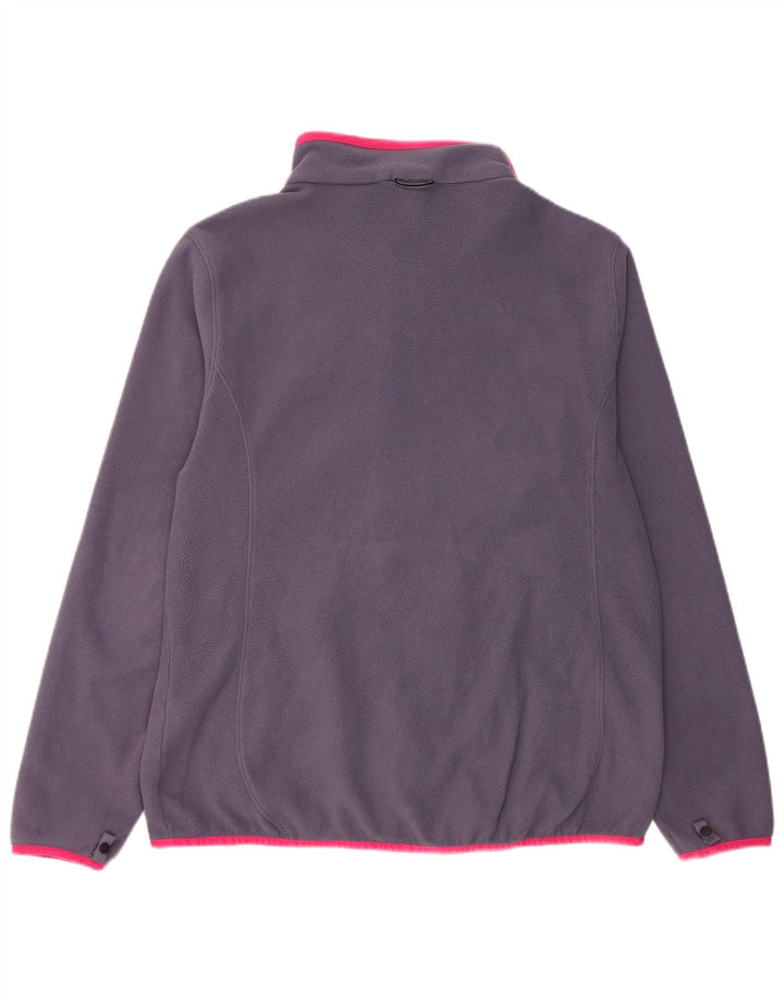 The North Face Womens Fleece Jacket UK 18 XL Purple Polyester