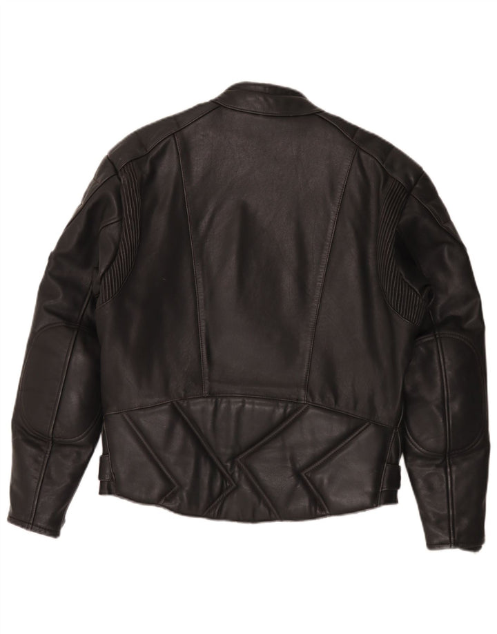 Belo Tours Chaqueta de cuero para hombre EU 50 Large Black