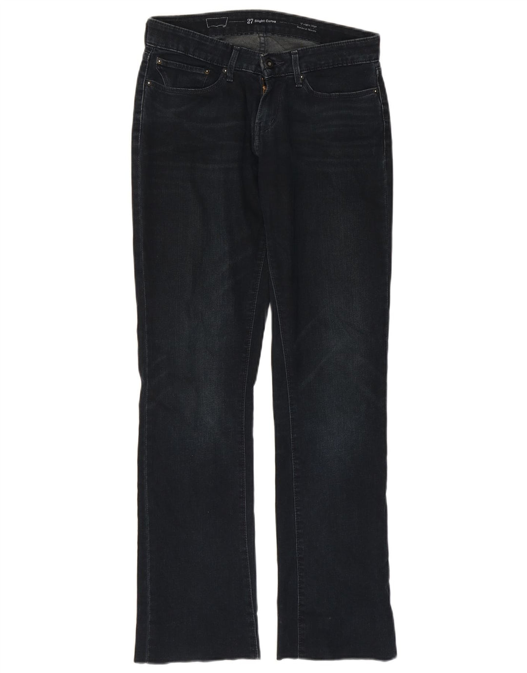 Levi's Womens Slight Curve Modern Rise Bootcut Jeans W27 L34 Navy Blue