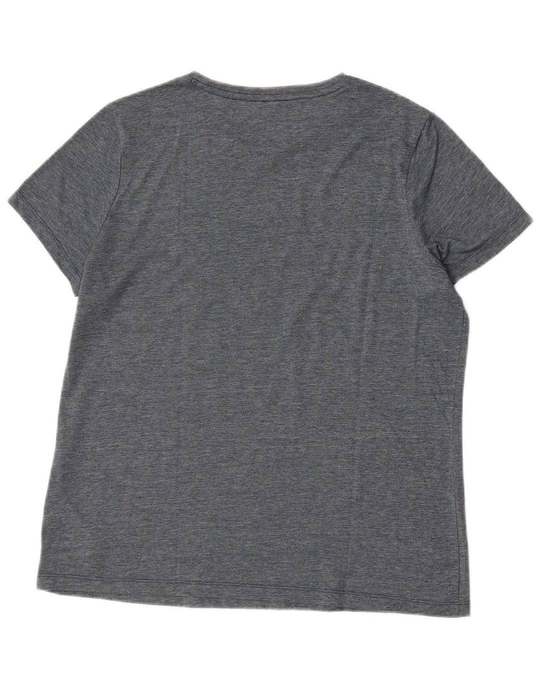 T-shirt grafica da uomo Puma Top grande in poliestere grigio