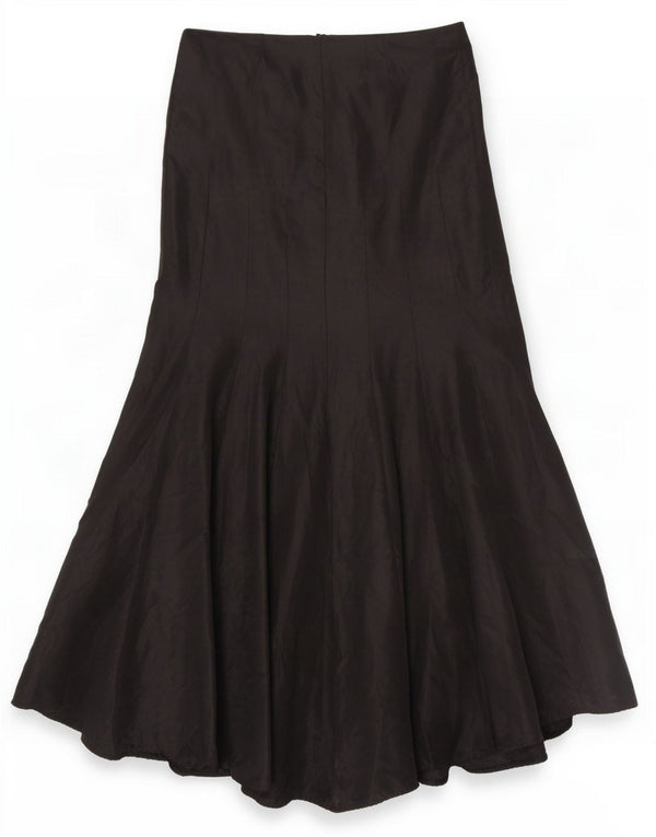 Luisa Spagnoli Jupe sirène taille haute pour femme IT 48 XL W36 Soie noire