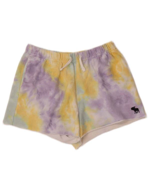 Abercrombie & Fitch Sportshorts für Mädchen, 15–16 Jahre, mehrfarbig, Batikmuster