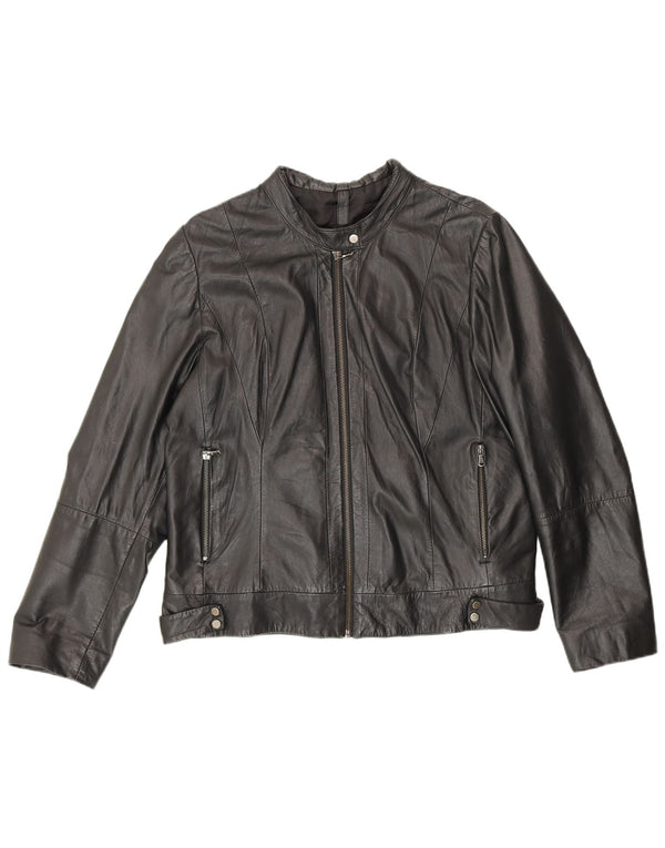 Conbipel Damen Lederjacke IT 48 XL Schwarz