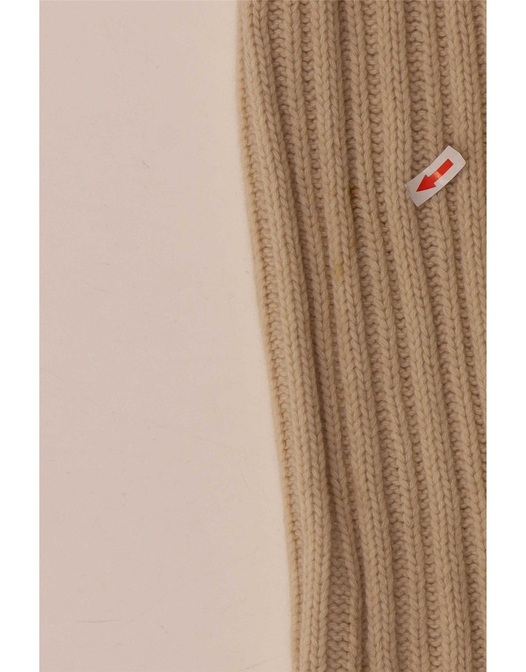Fred Perry Suéter Cárdigan Con Cremallera Completa Para Hombre XL Lana Beige