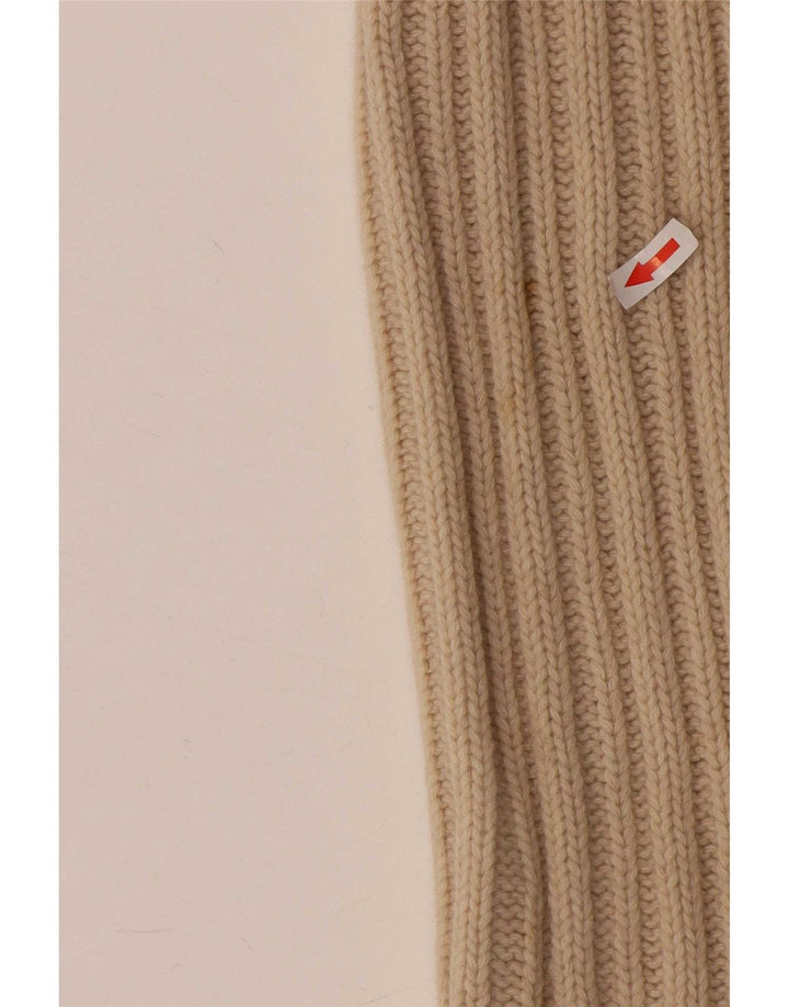Fred Perry Suéter Cárdigan Con Cremallera Completa Para Hombre XL Lana Beige