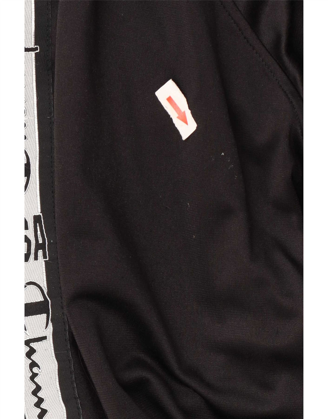 Champion Mens Graphic Tracksuit Top Jacket Medium Black Colourblock