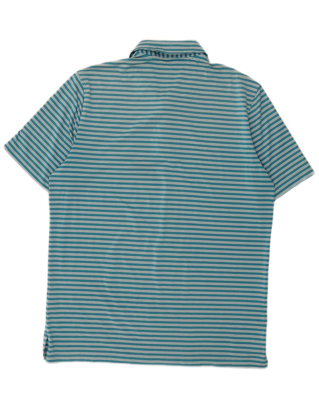 Polo Adidas Hombre Grande Poliéster Rayas Azules