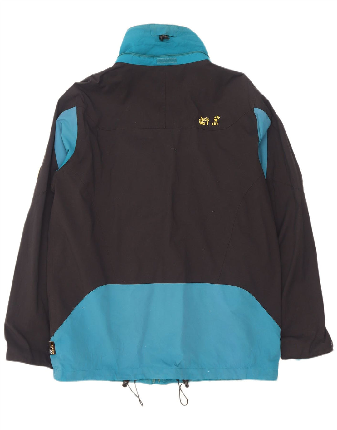 Jack Wolfskin Mens Rain Jacket UK 44/46 XL Blue Colourblock Polyamide