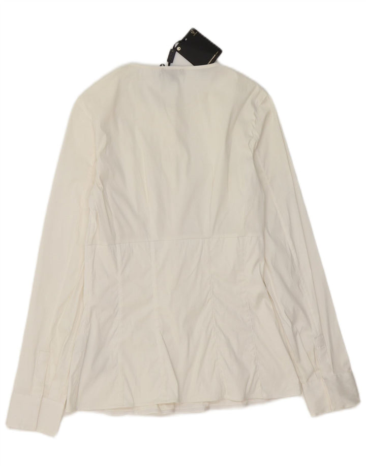 Рубашка женская Massimo Dutti EU 34 2XS, белый хлопок