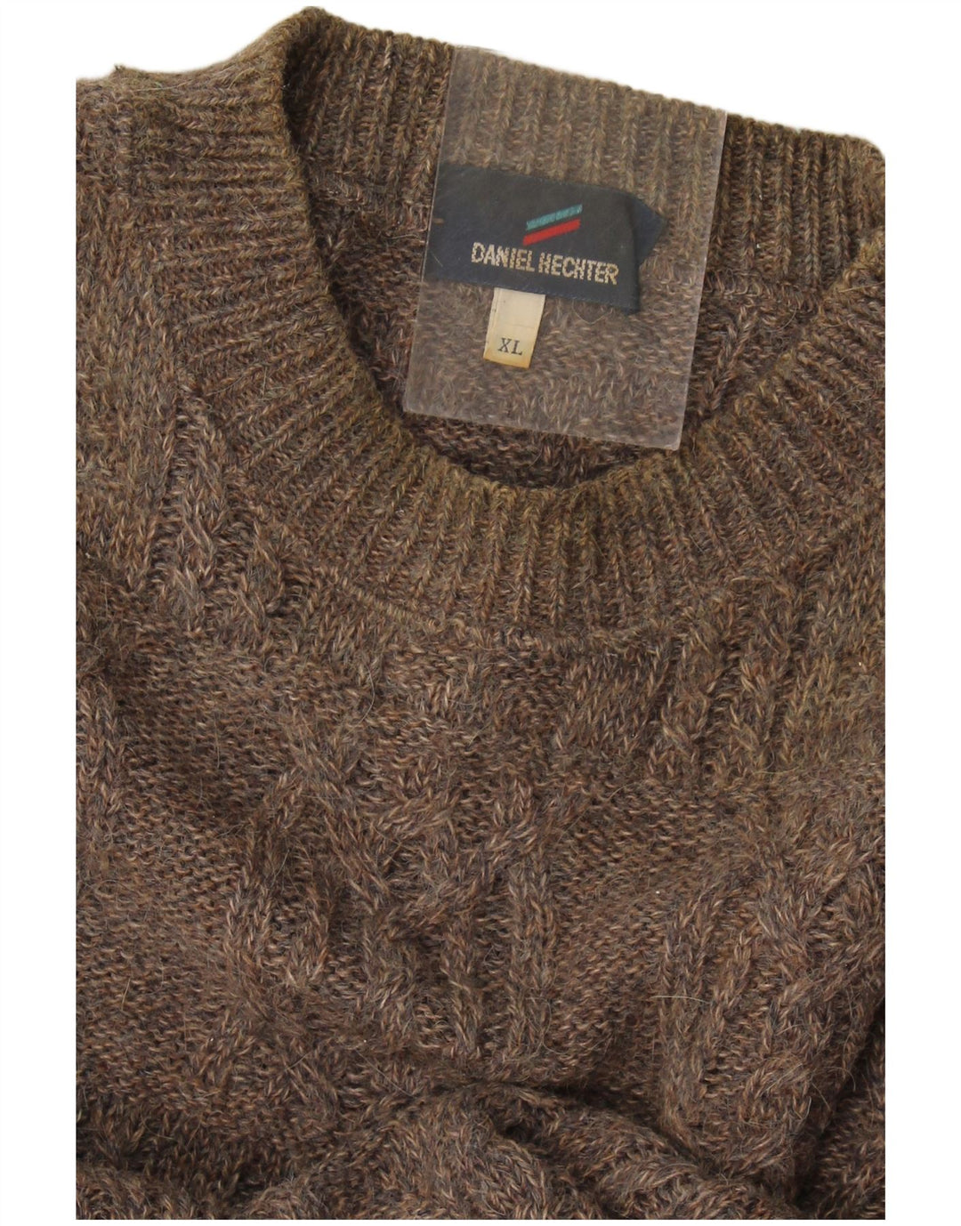 Daniel Hechter Pull col rond pour homme XL Marron