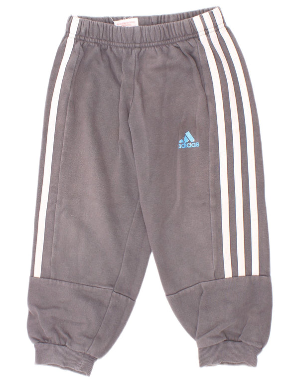 Adidas Pantalon de Survêtement Garçon Joggers 3-4 Ans Gris Coton