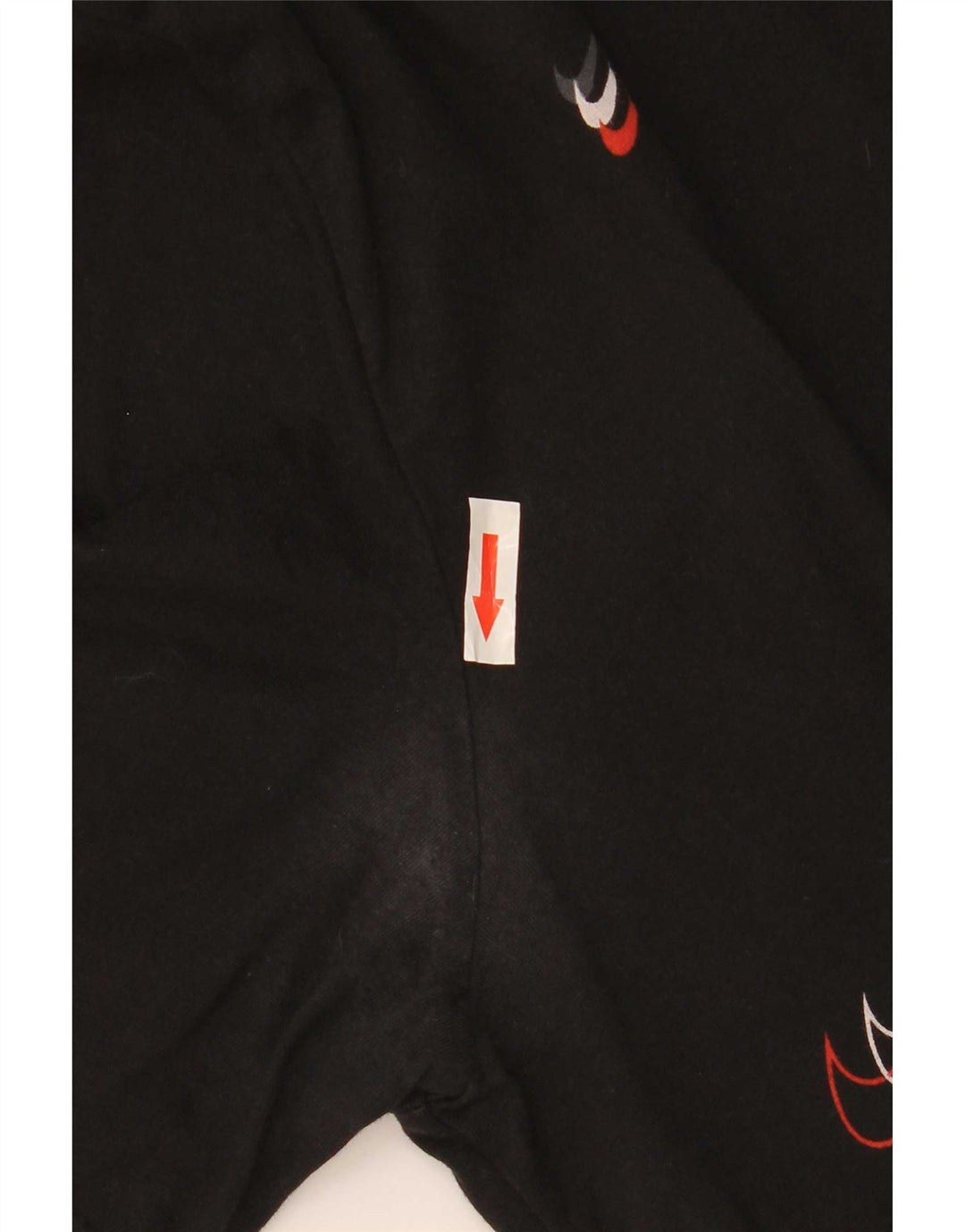 Nike grafisk T-shirt top til mænd, stor sort bomuld