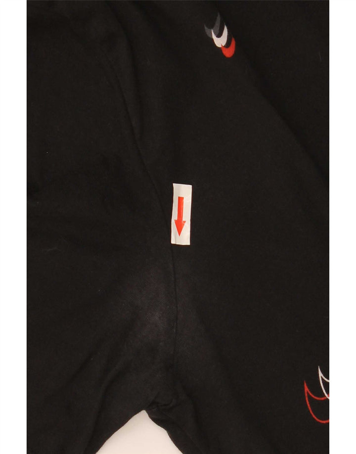 Nike grafisk T-shirt top til mænd, stor sort bomuld