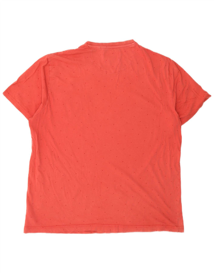 Penguin Mens T-Shirt Top XL Red Spotted Cotton