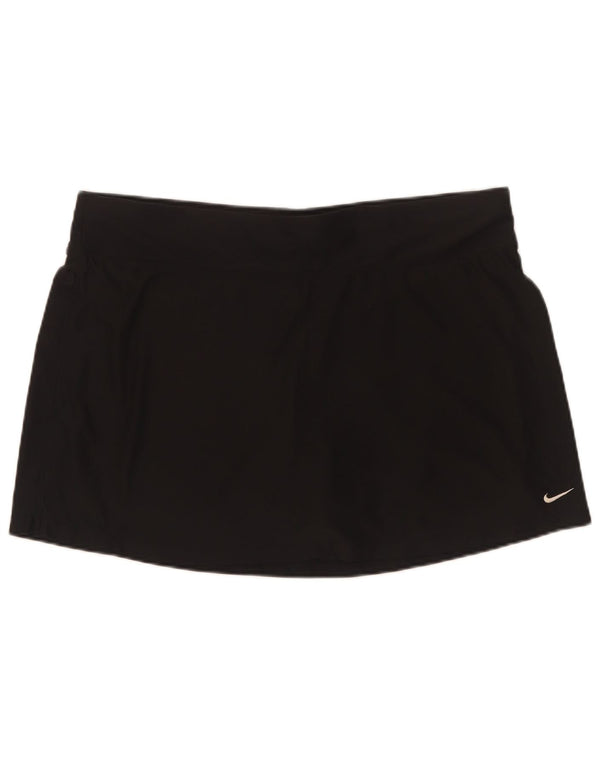 Nike Damen Dri Fit Skort UK 16 Large Schwarz Polyester