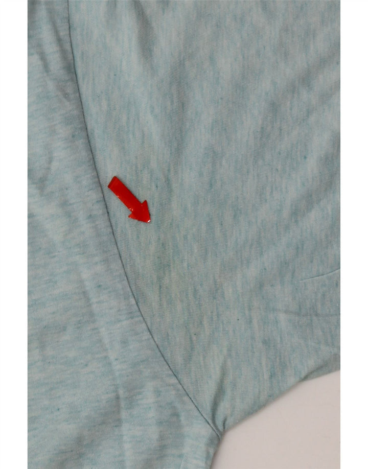 Trussardi Mens T-Shirt Top Large Blue Cotton