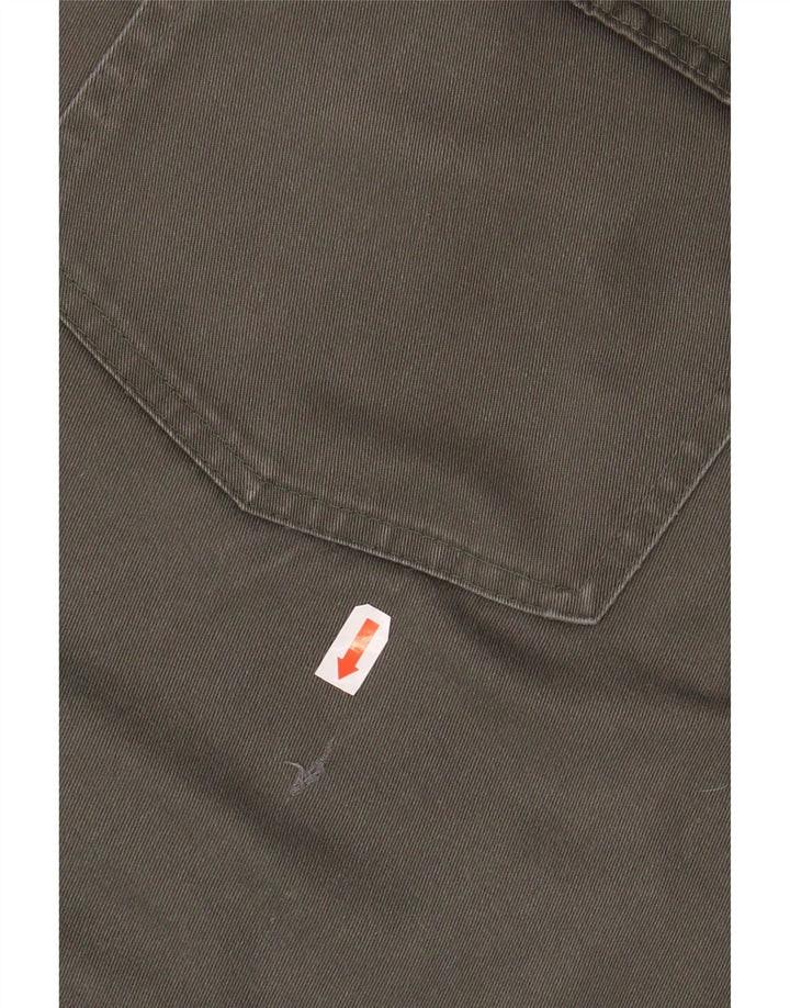VINTAGE Mens Straight Cargo Trousers W44 L32 Khaki