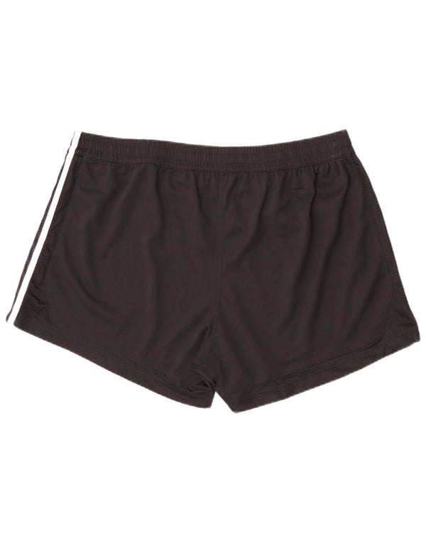 Adidas Short de sport pour femme UK 24/26 2XL Noir Polyester