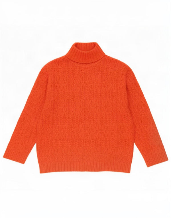 Marks & Spencer Rollkragenpullover für Damen, Gr. 10, Größe S, Orange
