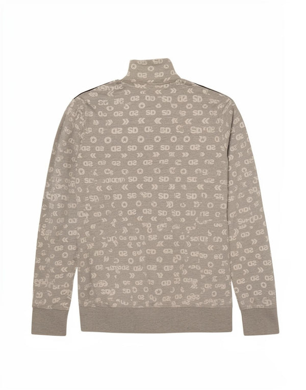 Giacca da ginnastica da donna con grafica Superdry UK 10 Small Cotone grigio
