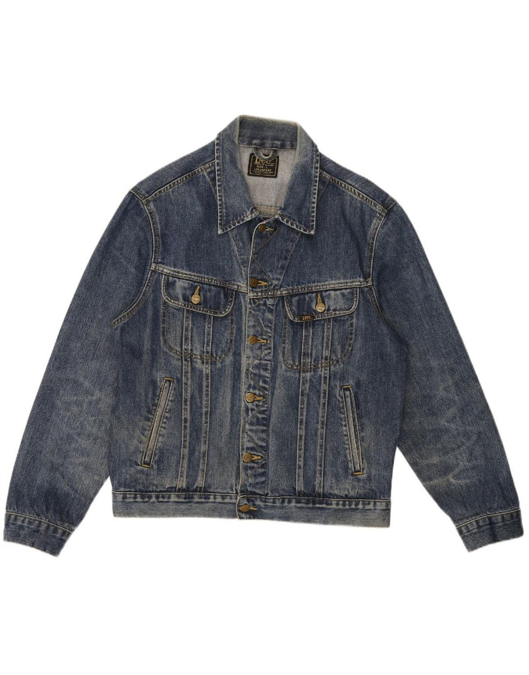 Giacca di jeans da uomo LEE UK 40 grande cotone blu