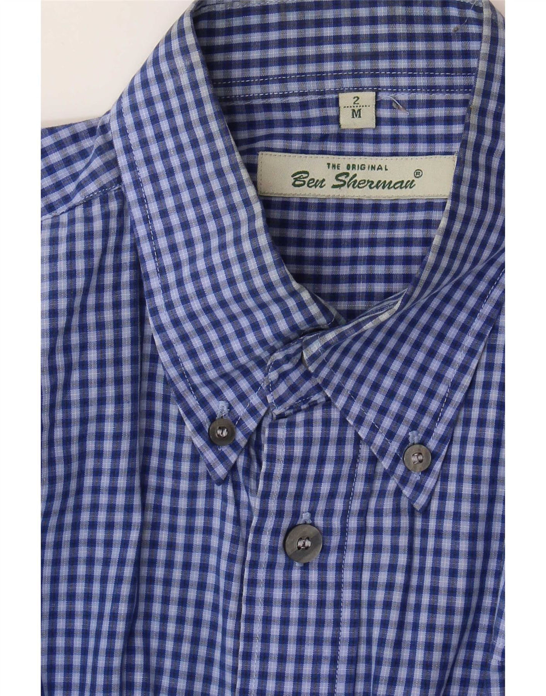 Ben Sherman Herreskjorte Medium Blue Gingham