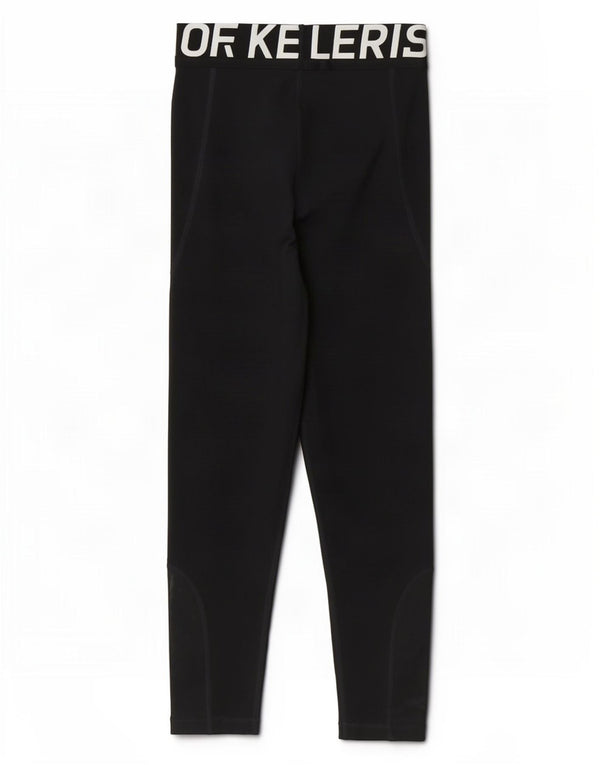 Leggings grafici Nike Dri Fit Capri da donna UK 4 XS poliestere nero