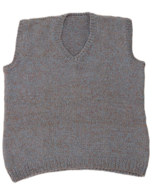 Vintage ανδρικό γιλέκο Tank Top Large Blue Flecked