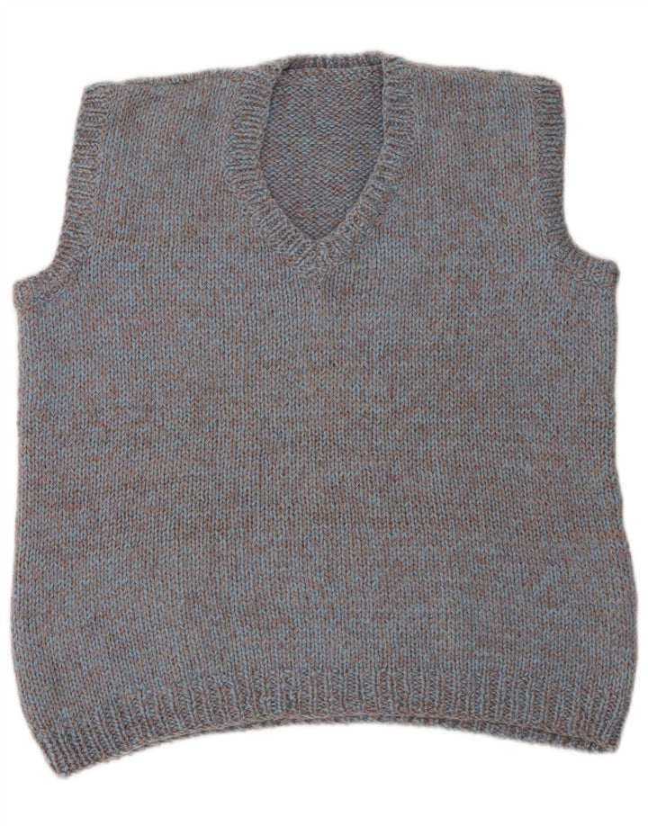 Vintage ανδρικό γιλέκο Tank Top Large Blue Flecked