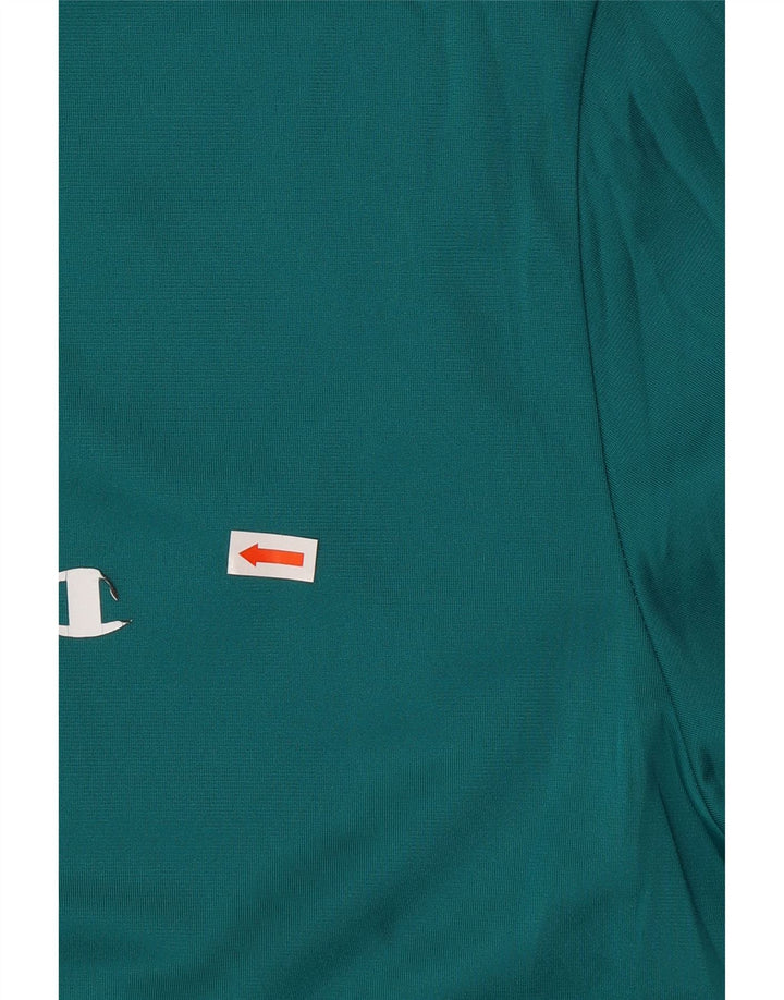 CHAMPION Herren-Trainingsanzug-Top-Jacke, großes grünes Farbblock-Polyester