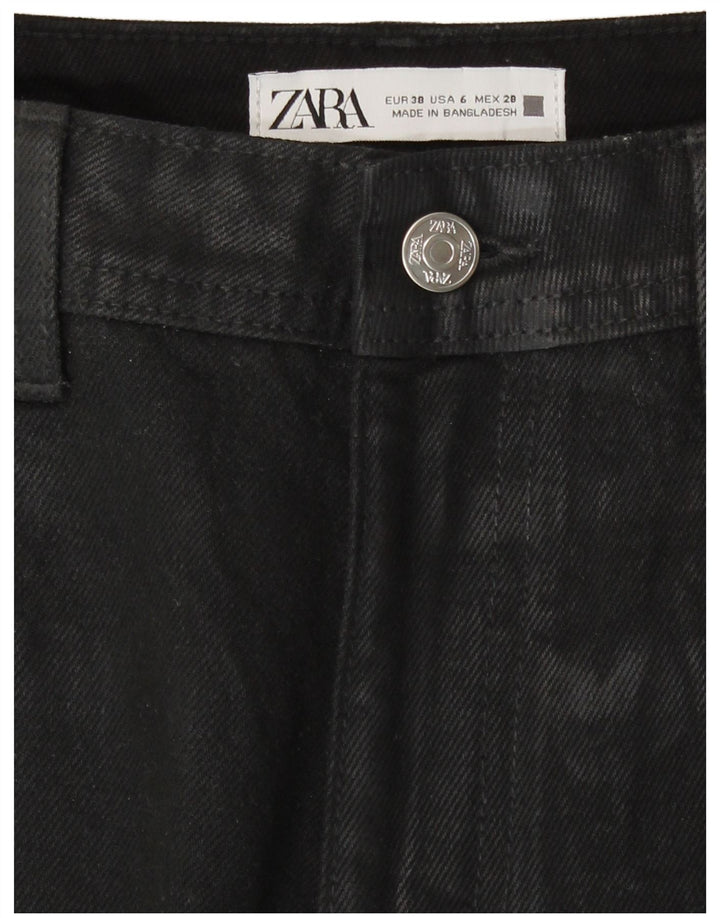 Zara Womens Tapered Jeans EU 38 Small W28 L28 Black
