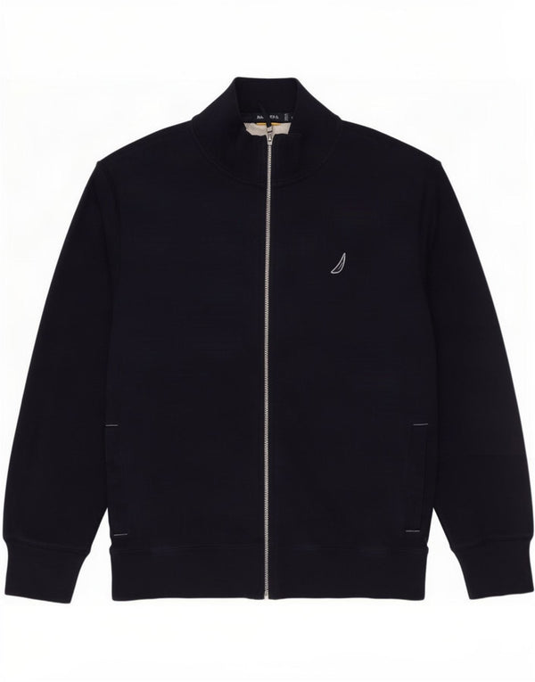 Nautica Mens Graphic Trenirka Gornja jakna Medium Navy Blue Cotton