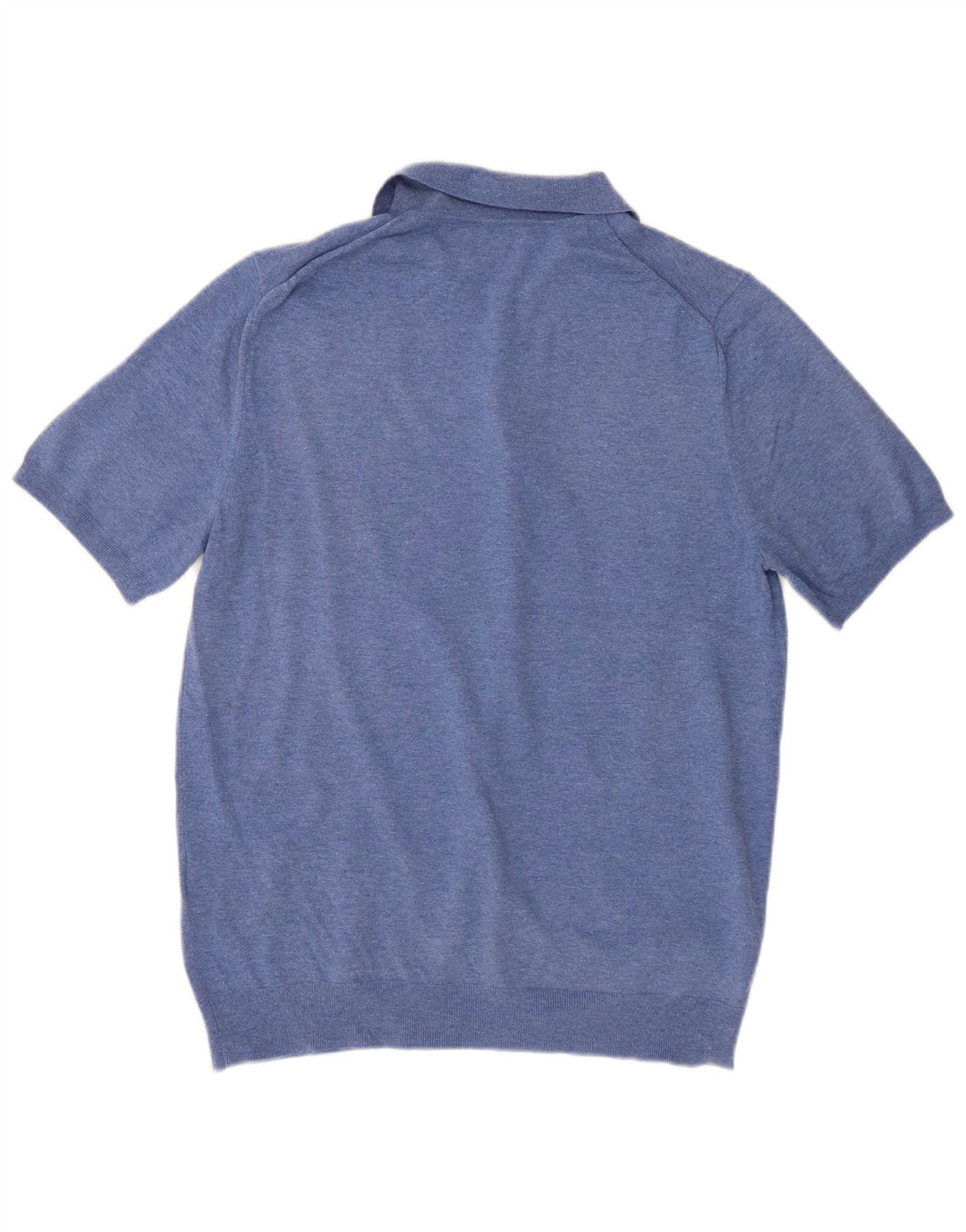 Reiss Mens Polo Shirt Medium Blue Cotton