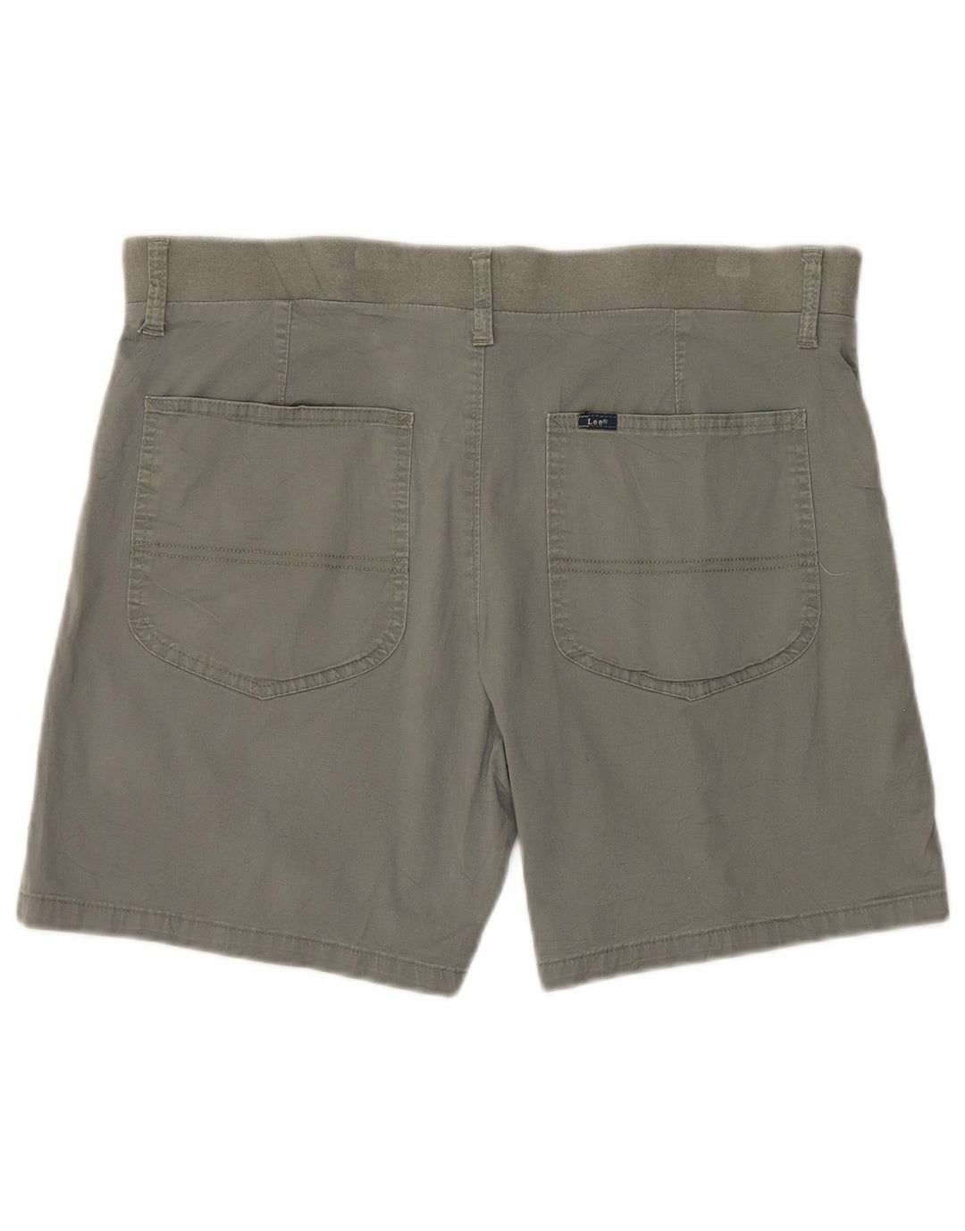 LEE Womens Casual Shorts US 16 2XL W36  Grey Cotton