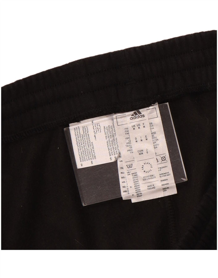 Adidas Mens Tracksuit Trousers Joggers Medium  Black Cotton