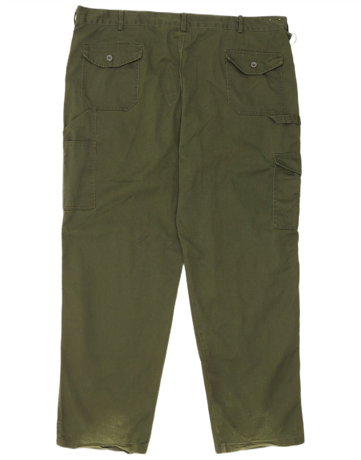 Dickies Mens Tapered Cargo Trousers W44 L30 Green Polyester