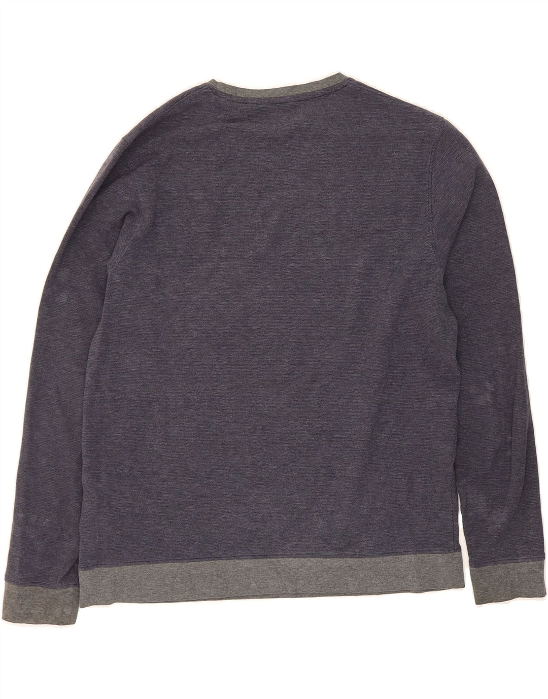 TED BAKER Mens Top Long Sleeve Size 5 XL Blue Cotton Vintage Ted Baker and Second-Hand Ted Baker from Messina Hembry 