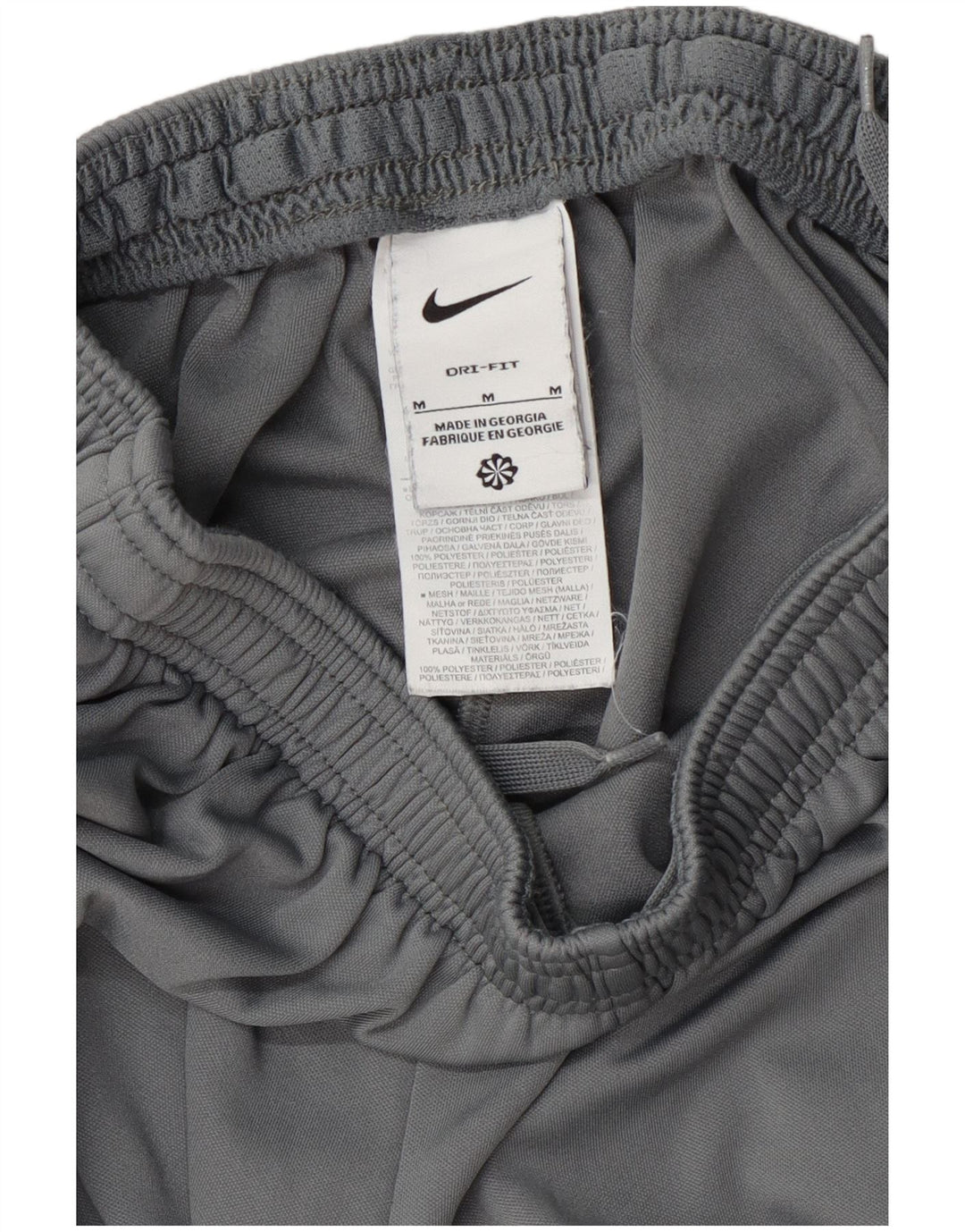 Pantaloni da tuta Nike Dri Fit da uomo in poliestere color block grigio medio