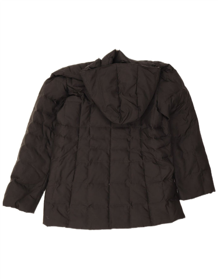 Sergio Tacchini Womens Hooded Padded Jacket IT 46 Large Black