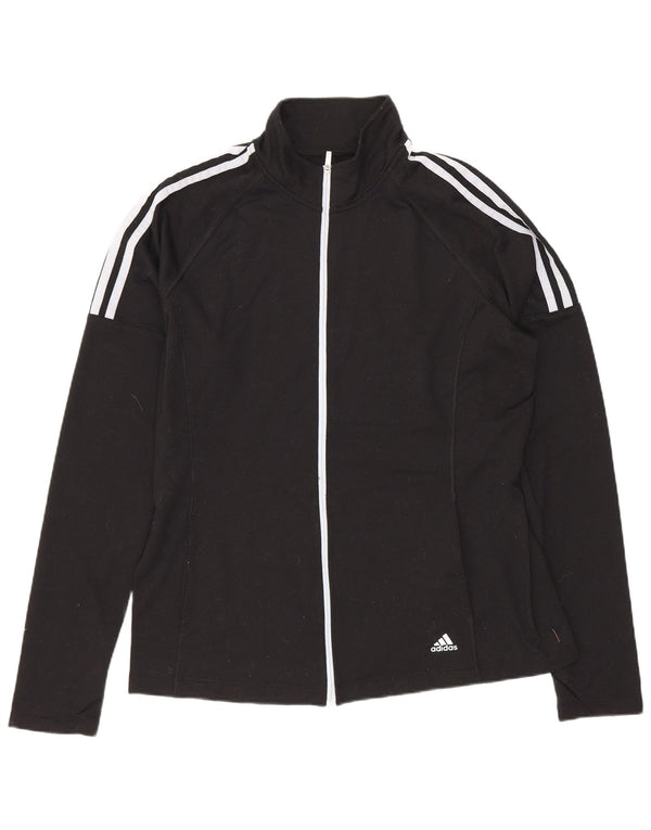 Adidas Damen Golf-Trainingsanzug, Top-Jacke, UK 14, Größe L, Schwarz, Sport
