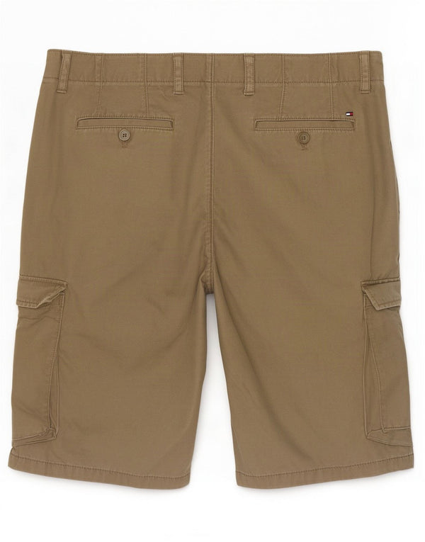 Pantaloncini cargo da uomo Tommy Hilfiger W36 grandi cotone kaki