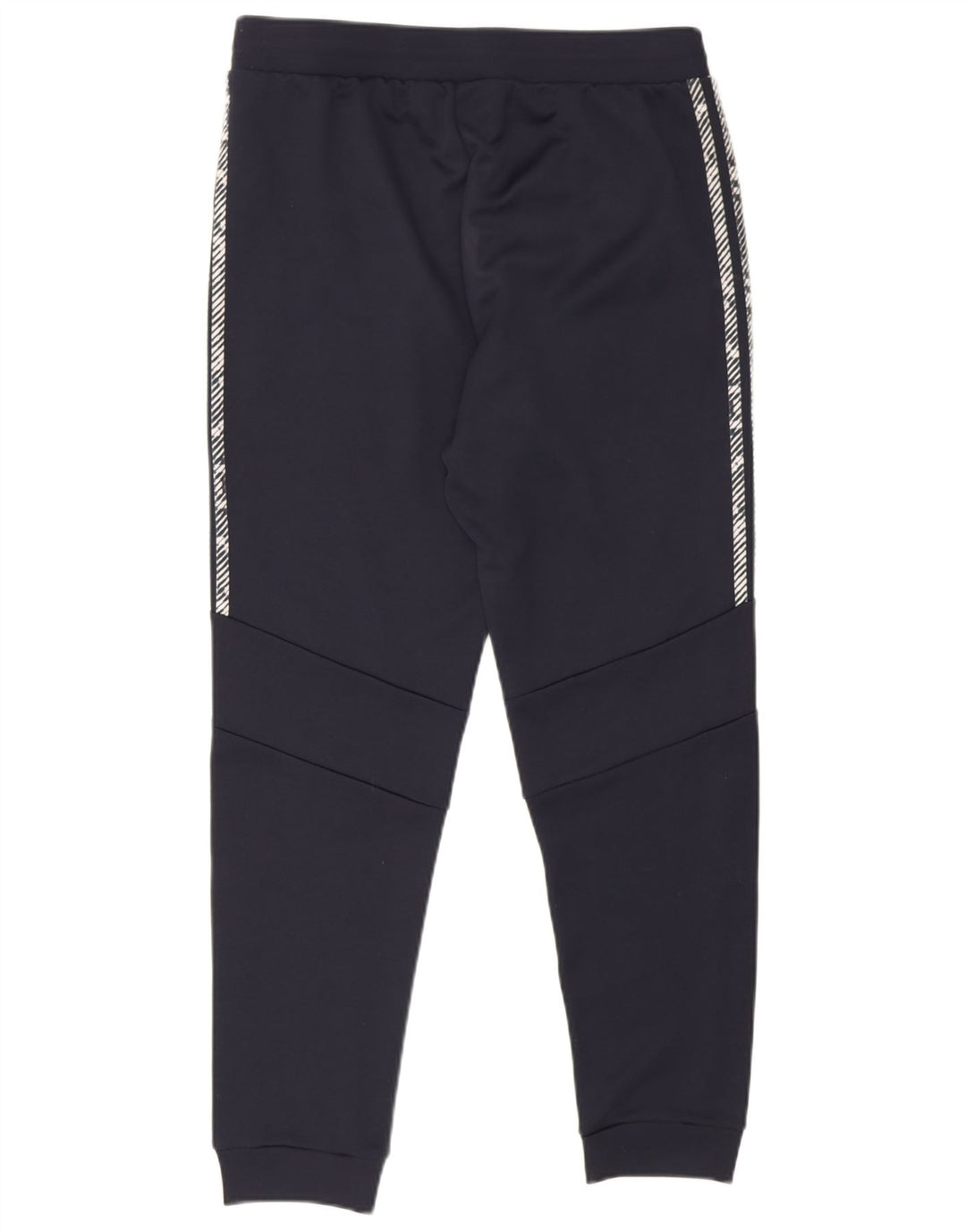 Adidas Mens Graphic Tracksuit Trousers Joggers Large  Navy Blue Polyester