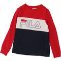 FILA Boys Graphic Sweatshirt Jumper 10-11 Years Small Multicoloured Vintage Fila and Second-Hand Fila from Messina Hembry 