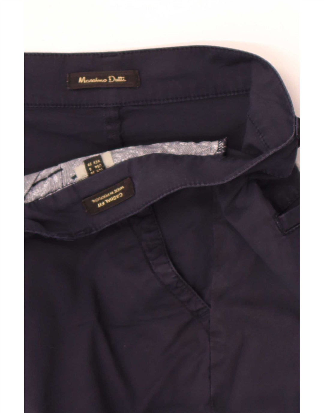 Женские шорты чинос Massimo Dutti EU 38 Small W28 Темно-синие