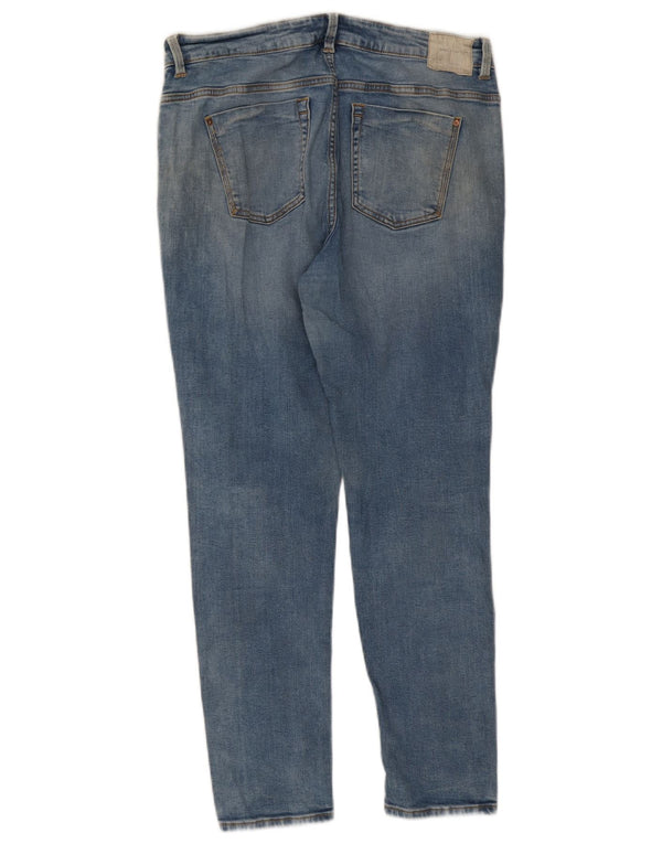 Женские узкие джинсы Zara EU 44 XL W34 L27 синие