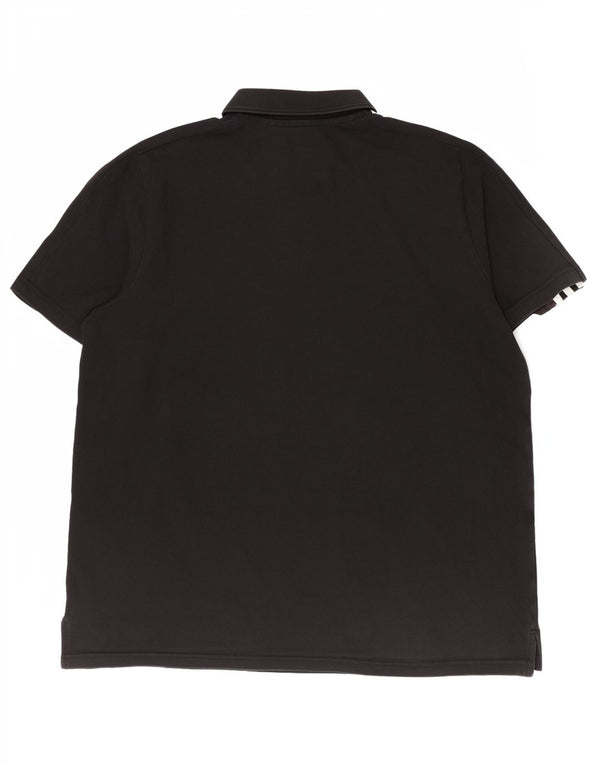 Męska koszulka polo Adidas 2XL Czarna bawełniana