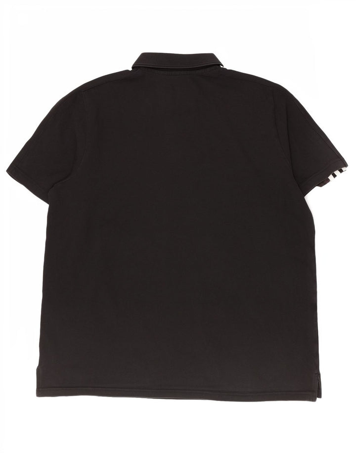 Adidas Mens Polo Shirt 2XL Black Cotton